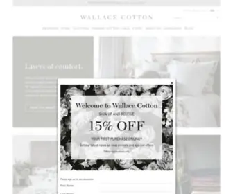 Wallacecotton.co.uk(Wallace Cotton) Screenshot