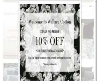 Wallacecotton.com(Wallace Cotton) Screenshot