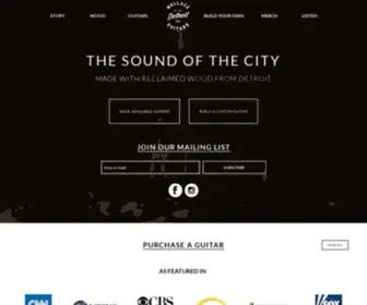 Wallacedetroitguitars.com(The Sound of the Motor City) Screenshot