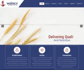 Wallaceflourmills.in(Wallace) Screenshot