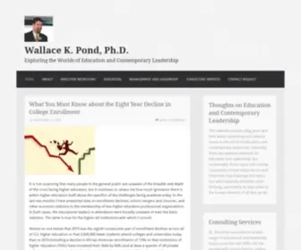 Wallacekpond.com(Wallace K) Screenshot