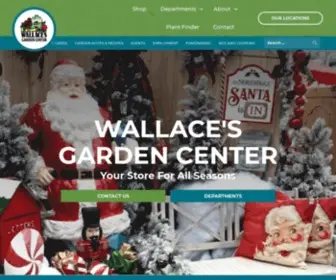 Wallacesgardencenter.com(Wallace's Garden Center) Screenshot