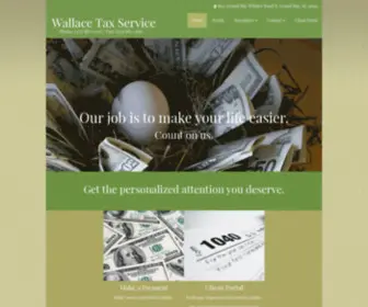 Wallacetax.com(Wallace Tax Service) Screenshot