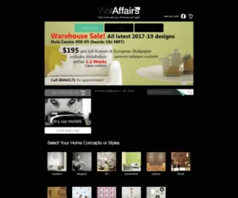 Wallaffairs.com.sg(Wall Affairs) Screenshot