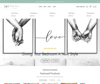 Wallartaccents.com(Wall Art Accents) Screenshot