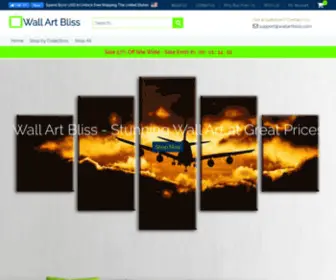 Wallartbliss.com(Wall Art Bliss) Screenshot