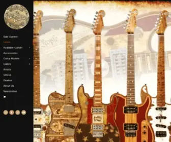 Wallawallaguitars.com(Guitars for a Lifetime) Screenshot