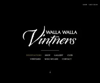 Wallawallavintners.com(Walla Walla Vintners) Screenshot