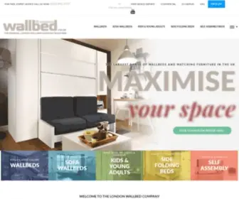 Wallbed.co.uk(The largest range of wallbeds and matching furniture in the UK) Screenshot