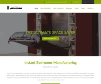 Wallbeds.com(Instant Bedrooms Manufacturing) Screenshot