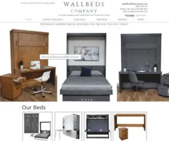 Wallbedscompany.com(Smart designs for today's home) Screenshot