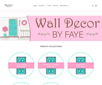 Walldecorbyfaye.com(Wall Decor by Faye) Screenshot