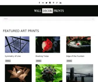 Walldecorprints.com(Wall Decor Prints) Screenshot