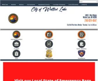 Walledlake.com(City of Walled Lake Michigan) Screenshot