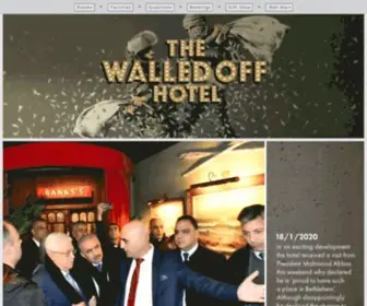 Walledoffhotel.com(The Walled Off Hotel) Screenshot