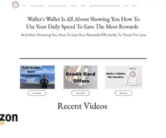 Wallerswallet.com(Using Credit Card Rewards To Travel For Less) Screenshot