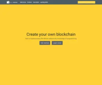 Walletbuilders.com(Create your own blockchain) Screenshot