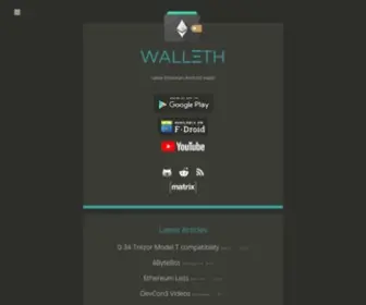 Walleth.org(Walleth) Screenshot