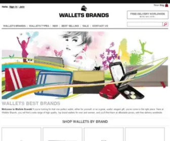 Walletsbrands.com(Wallets for men and women of best brands) Screenshot