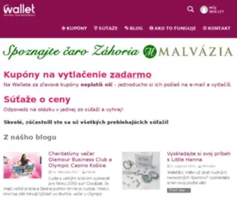Wallet.sk(Wallet) Screenshot