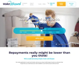 Walletwizard.com.au(Wallet Wizard) Screenshot