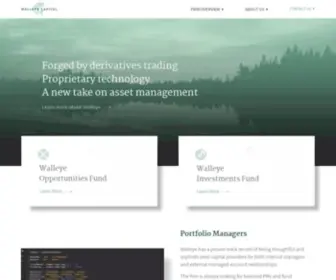 Walleyecapital.com(Walleye Capital) Screenshot