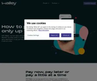 Walleypay.com(Pay easy and secure online and in store) Screenshot