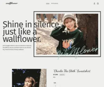 Wallflower-Store.com(Wallflower) Screenshot