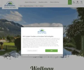 Wallgau.de(Urlaub in den bayerischen Bergen) Screenshot