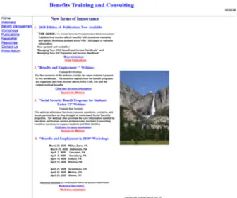 Wallinginc.com(Benefit Traiining and Consulting) Screenshot