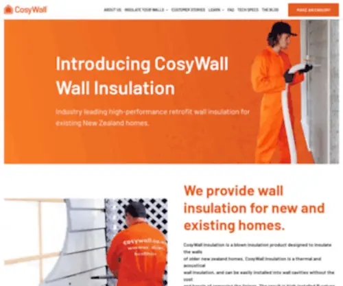 Wallinsulation.co.nz(Wall Insulation System for older NZ homes) Screenshot