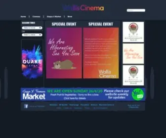 Wallis.com.au(Wallis Cinemas for your movie entertainment in South Australia) Screenshot