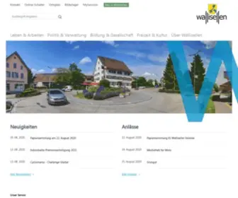 Wallisellen.ch(Gemeinde web) Screenshot