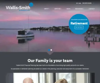 Wallissmith.com.au(Wallis-Smith Financial) Screenshot