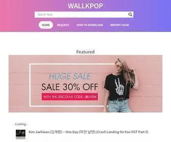 Wallkpop.com(Free Kpop Music) Screenshot