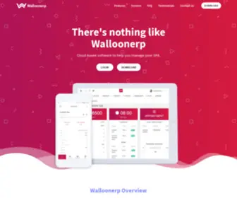 Walloonerp.com(Walloon ERP) Screenshot