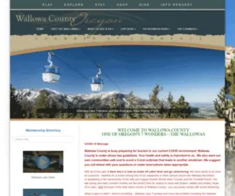 Wallowacountychamber.com(Wallowa County Chamber of Commerce) Screenshot