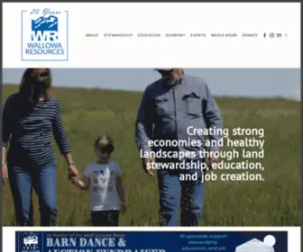 Wallowaresources.org(Wallowa Resources) Screenshot
