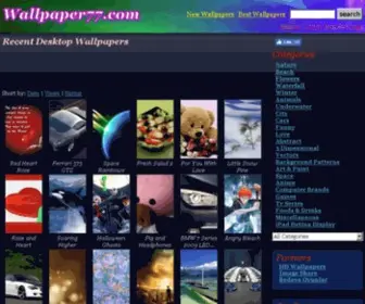 Wallpaper77.com(Recent Desktop Wallpapers) Screenshot