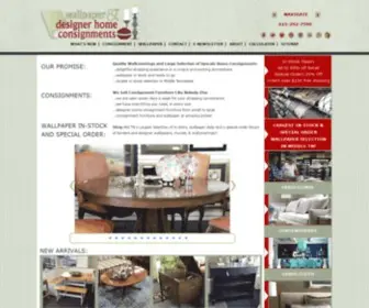 Wallpaperanddecor.com(Home consignments and in) Screenshot