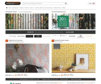 Wallpaperdirect.co.uk(Wallpaper and fabric online) Screenshot