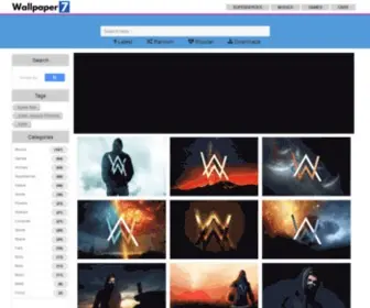 Wallpaperseven.com(Best Ultra HD 4K Wallpapers for Desktop & Mobiles) Screenshot