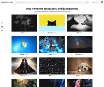 Wallpapertops.com(Only the awesome wallpapers for desktop and mobile devices) Screenshot