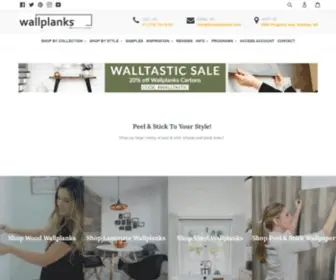 Wallplanks.com(Wood Wall Planks) Screenshot