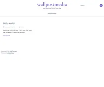 Wallpostmedia.com(Just another WordPress site) Screenshot