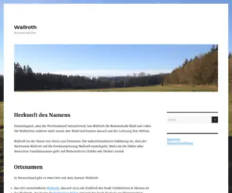 Wallroth.de(Wallroth) Screenshot
