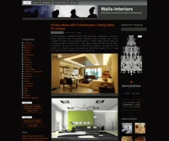 Walls-Interiors.com(WordPress) Screenshot