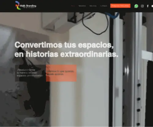 Wallsbranding.com(Impresión vertical) Screenshot