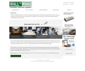 Wallst-Training.com(Financial Modeling) Screenshot