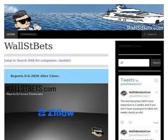 Wallstbets.com Screenshot